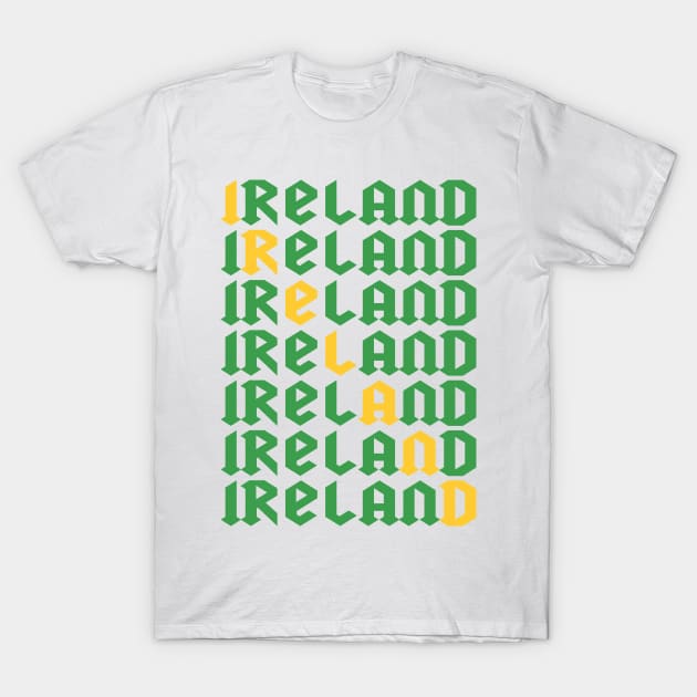 Ireland T-Shirt by Confusion101